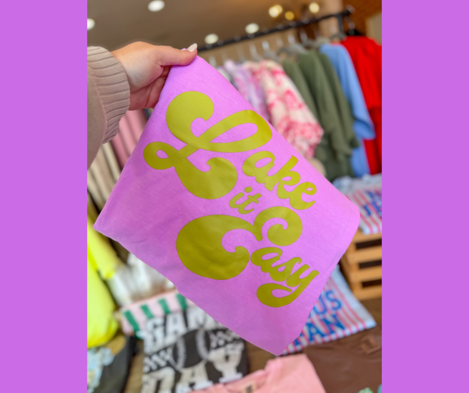 Lake It Easy tee