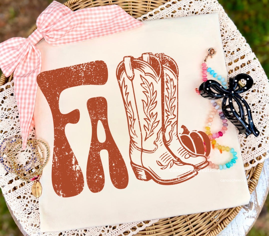 Fall Boots Tee