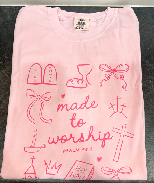 Made to Worship Comfort Colors Tee