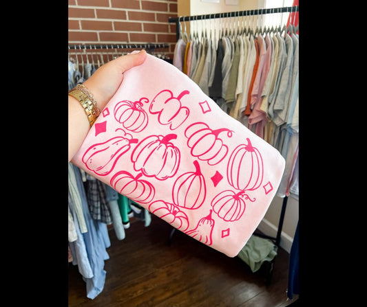 Pink Pumpkin Sweatshirt