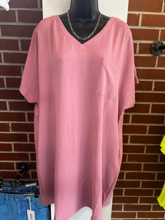 Mauve Tshirt Dress