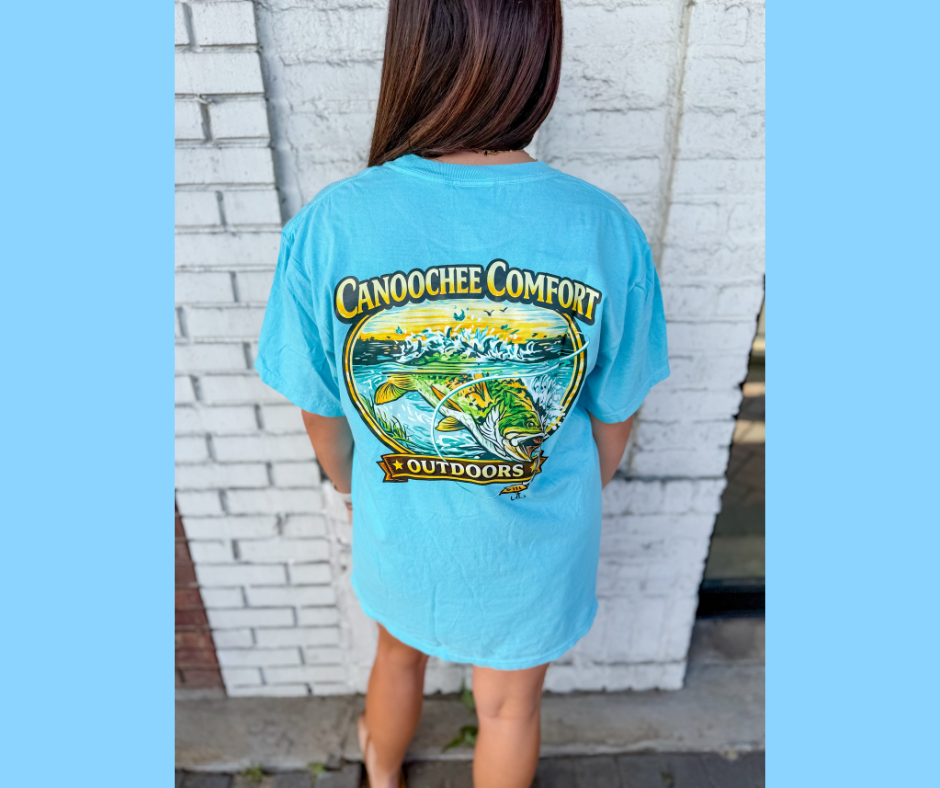 Fishing Canoochee Comfort Outdoors Tee