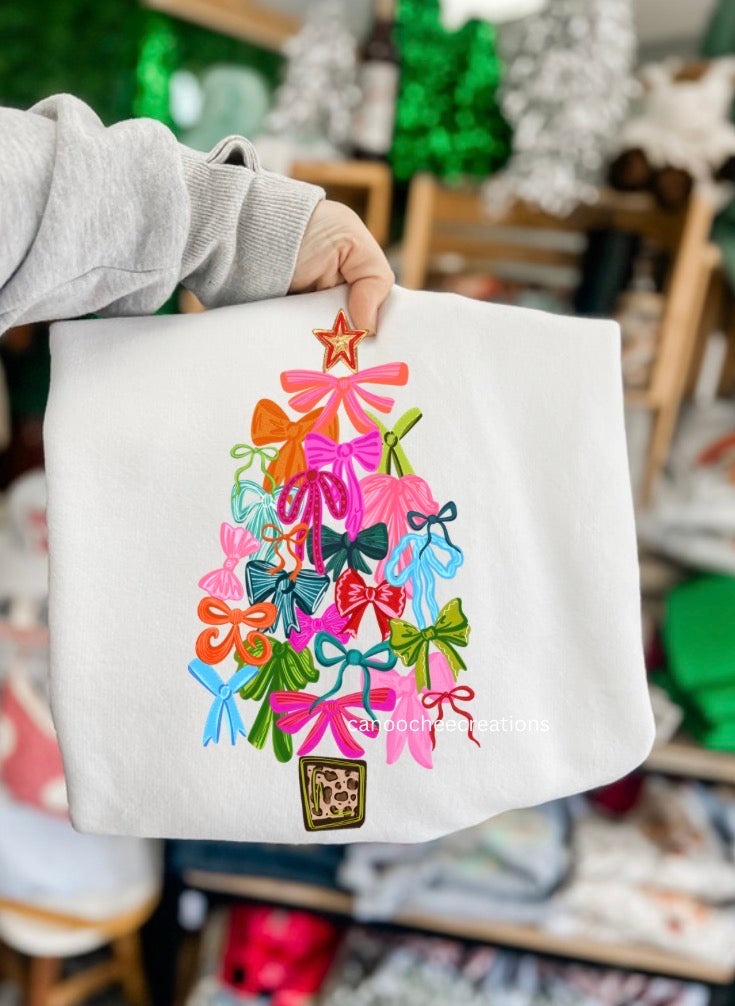 Bow Christmas Tree Tee