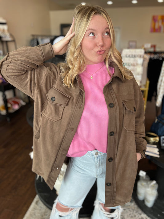 Brown Pocket Jacket