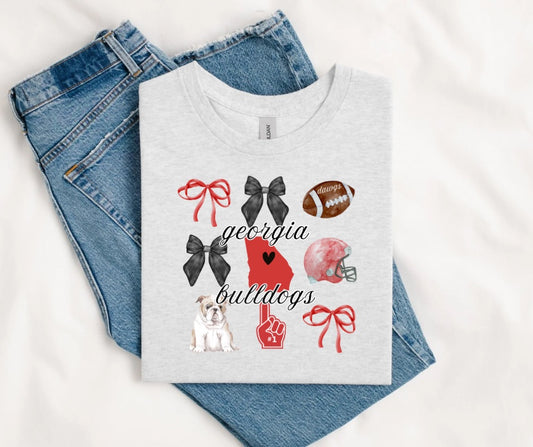 Georgia Bulldogs Collage Tee