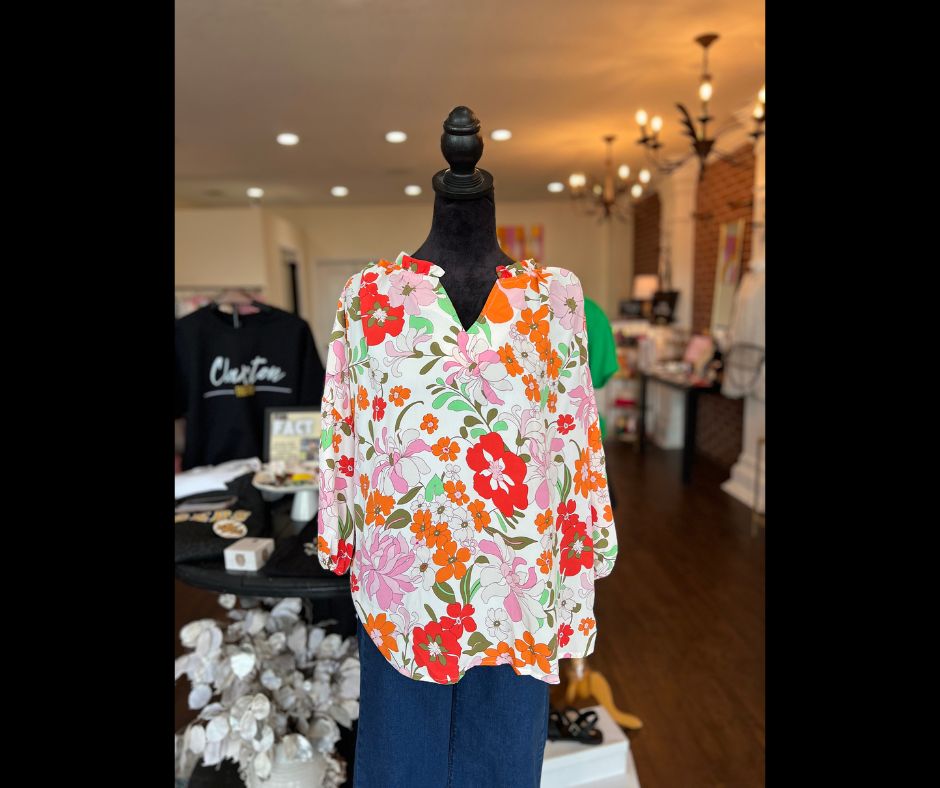Floral Long Sleeve Top