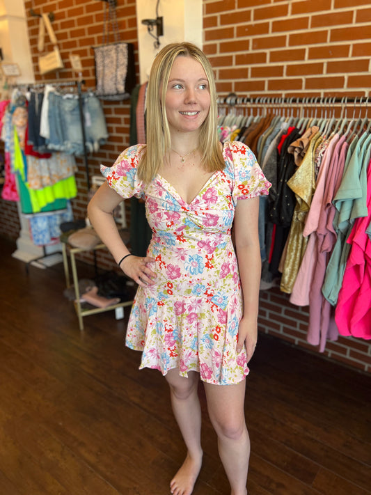 Floral Mini Dress