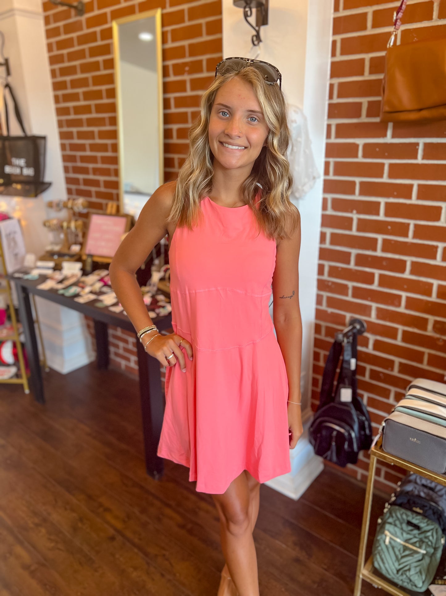 Pink Athletic Dress