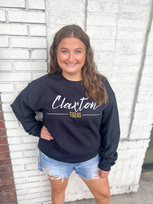 Black Claxton Tigers Sweatshirt