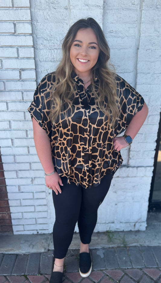 Black/Brown Top