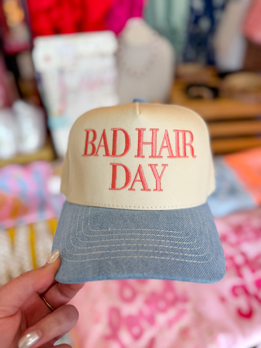 Bad hair day trucker hat