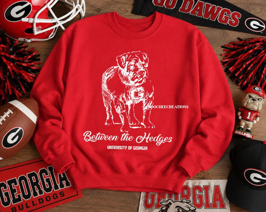 Between the Hedges Red Sweatshirt