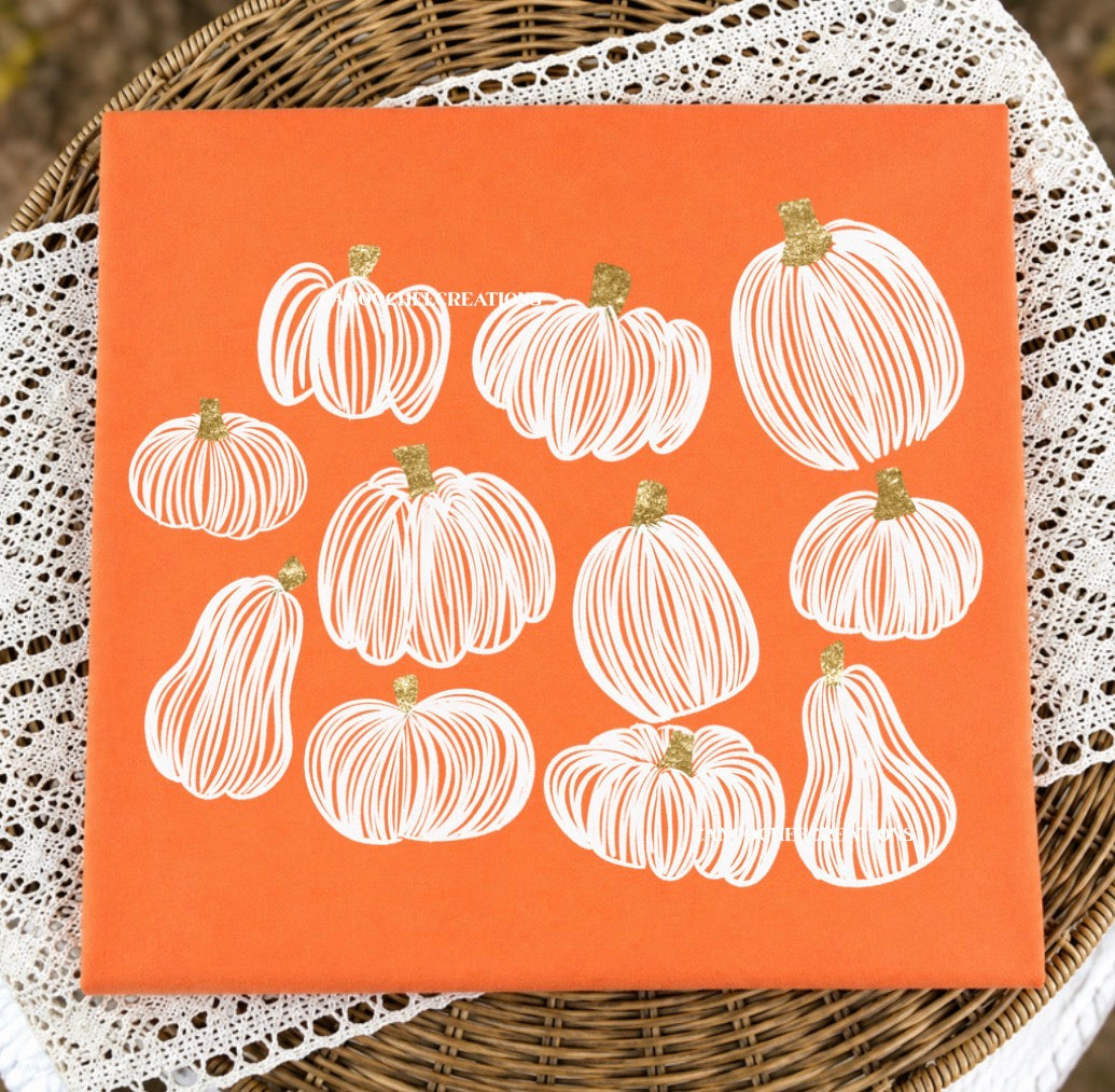 Pumpkin Orange Short Sleeve Tee