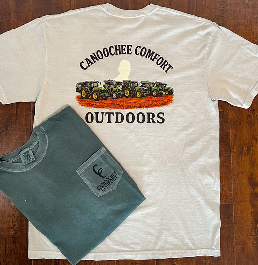 Tractor Farmer Comfort Colors Tshirt