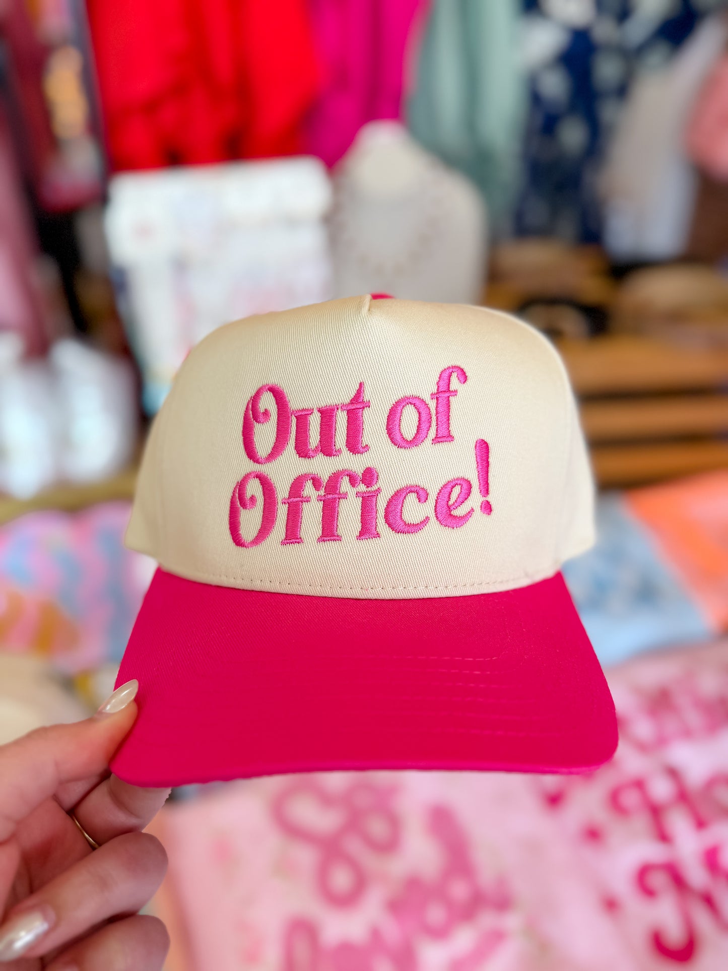 Out of office trucker hat